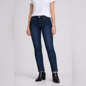 A.P.C. Mega Moulant Dark Indigo Slim Denim with Ankle Zip